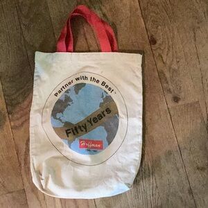 ECO FRIENDLY COTTON TOTE BAG  Hoffman Fifty Years  1945-1995
